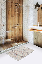 Mijölnir Alfombrilla de baño Morea 40 x 60 cm Multicolor